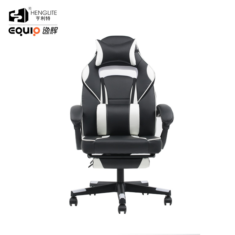 White Black EQ5069 Ergonomic Gaming Chair