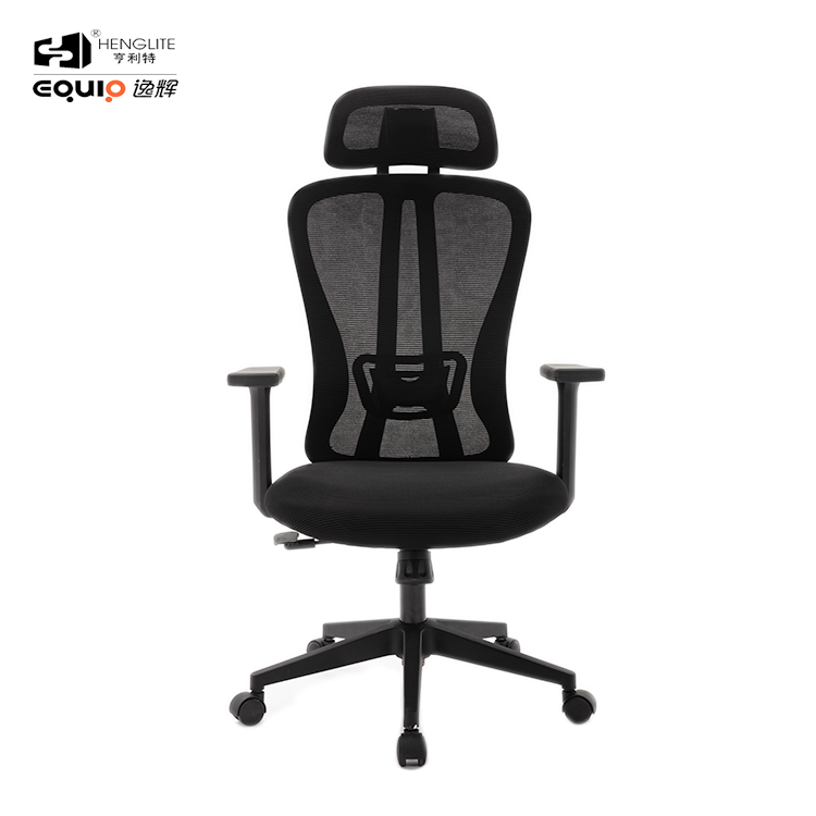 Black EQ9019A Modern Style Ergonomic Mesh Chair