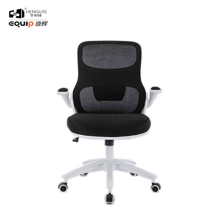 White EQ9020 Rebound Cotton Ergonomic Mesh Chair